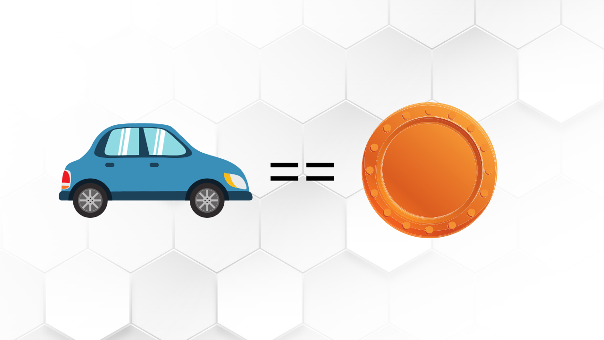 Image with example of blockchain tokenized asset, or RWA
